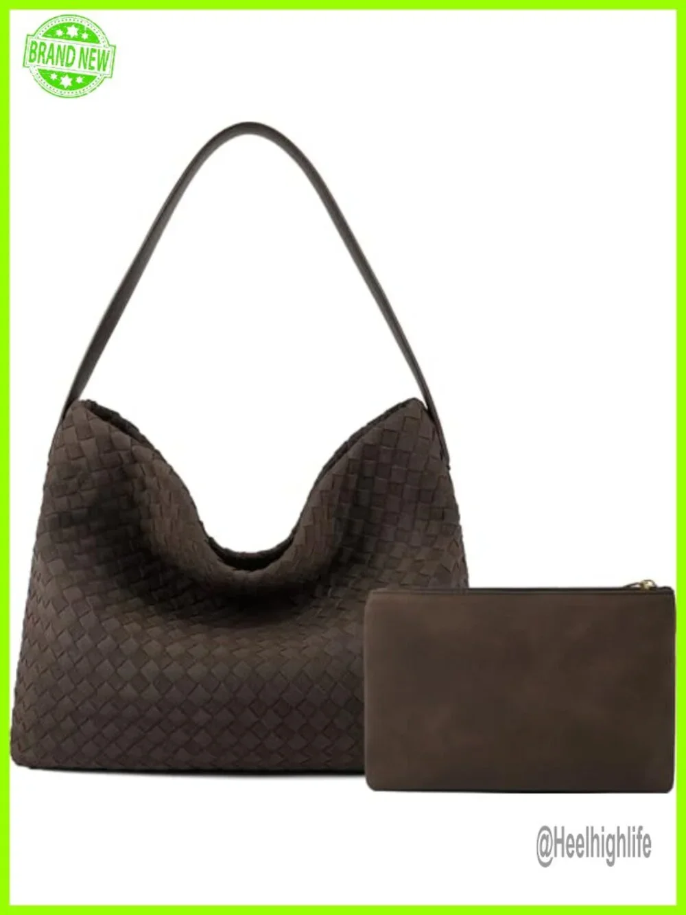 Suede Vegan Leather Hobo Tote Bag, Top Handle Shoulder Satchel Work Travel
